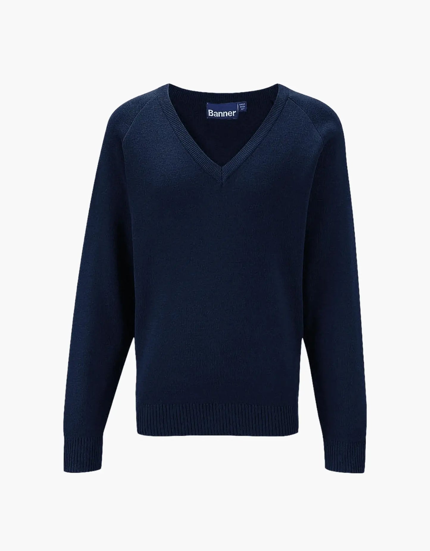 Cotton/Acrylic V-Neck Navy