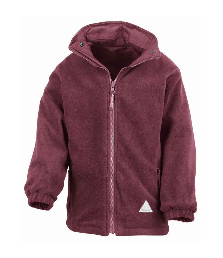 Burgundy Kids Fleece Lined StormDri 4000 Jacket