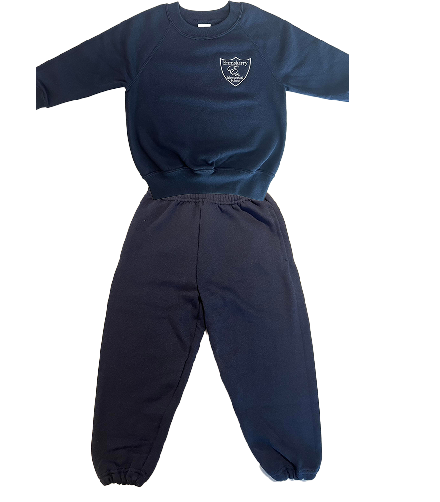 Navy School Trucksuit Set Enniskerry Montessori