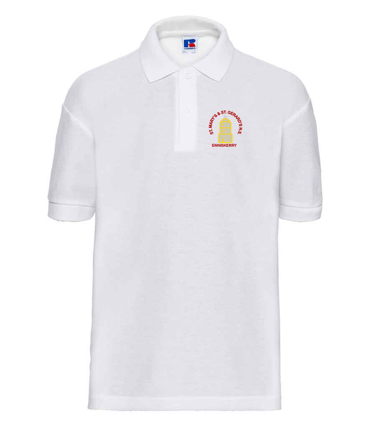 White Polo shirt St Marry's & St Gerard's N.S. Enniskerry