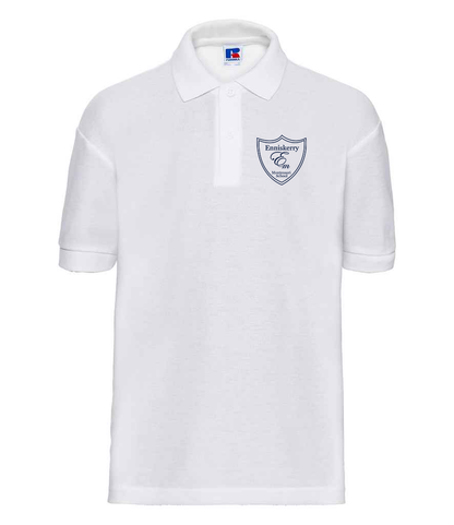 White Polo Shirt Enniskerry Montessori