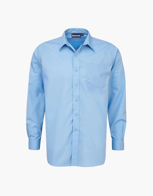 Boys School Shirts(Long Sleeve) - Twin Pack
