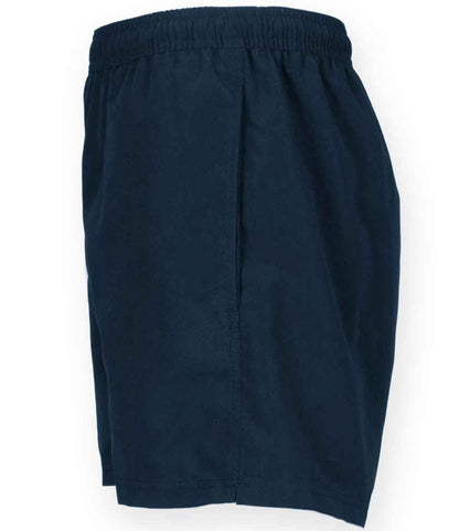 Navy Kids Track Shorts Microfibre St Cronans Bray