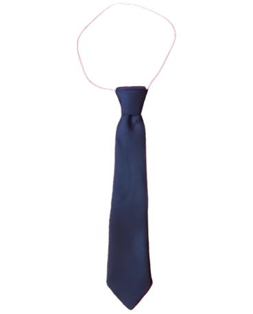 Navy Tie One Size (Elastic)