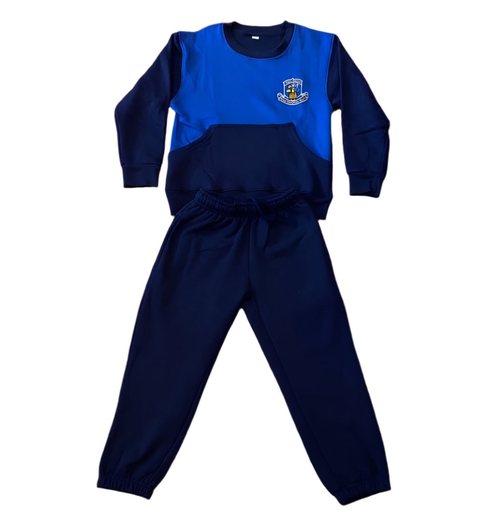 Royal-Blue/Navy tracksuit Set
