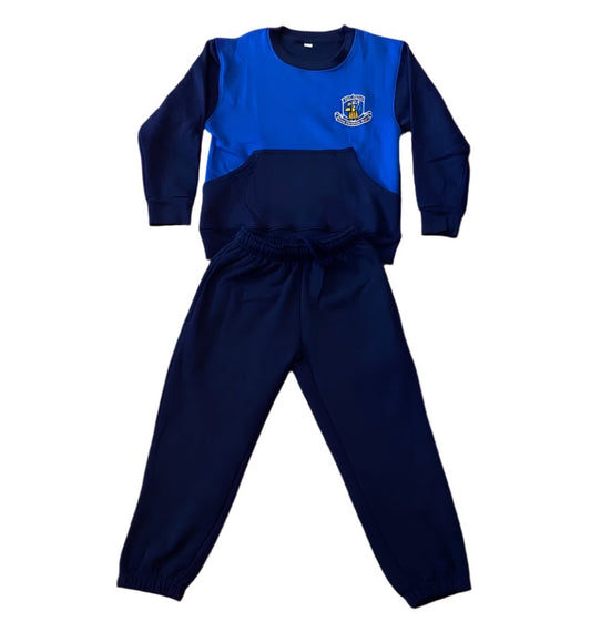 Royal-Blue/Navy tracksuit Set