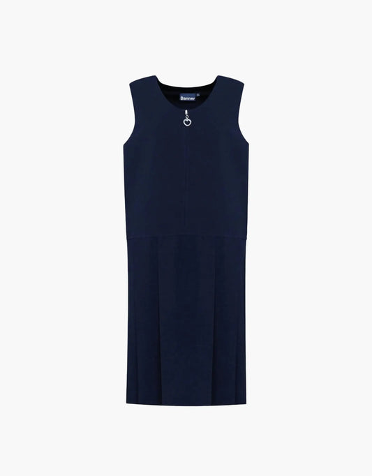 Lynton Pleated Pinafore Navy